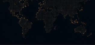 Dotted world map